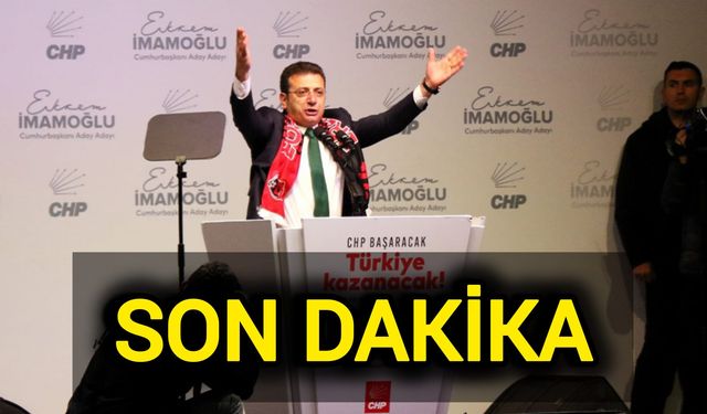 Son Dakika: İmamoğlu'nun diploması iptal edildi!