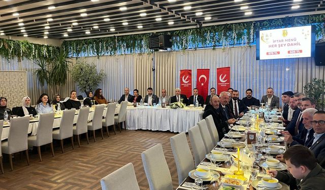 Yeniden Refah Partisi Çanakkale Teşkilatı iftar programında buluştu