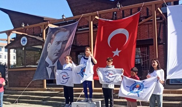 Çanakkale’de geleceğin şampiyonları sahnede