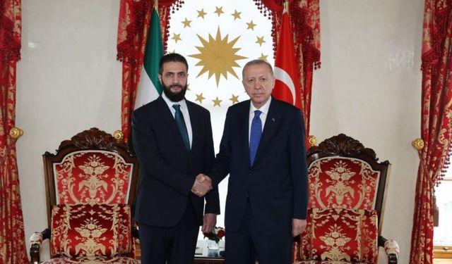 Cumhurbaşkanı Erdoğan, Suriye Lideri Ahmet Şara’yı kabul etti