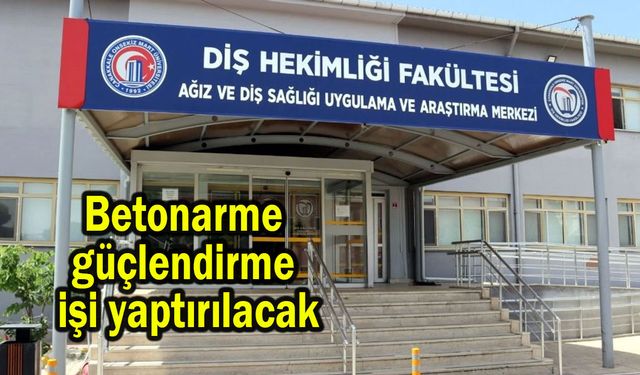 Betonarme güçlendirme işi yaptırılacak