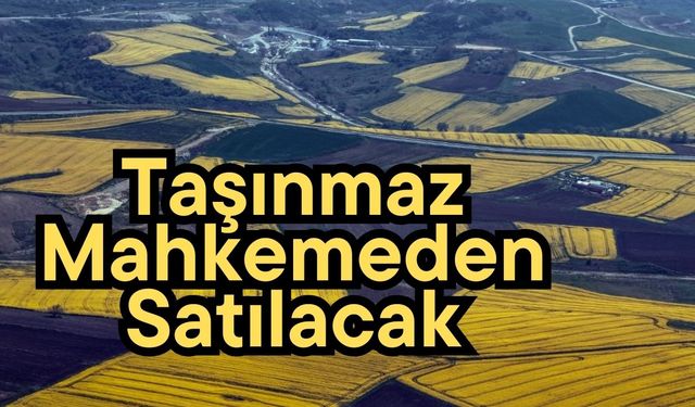Taşınmaz mahkemeden satılacak