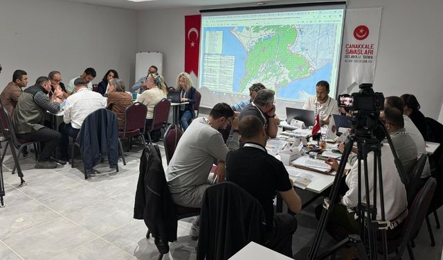 Çanakkale'de "Conkbayırı Yangın Risk Yönetim Planı Çalıştayı" gerçekleştirildi