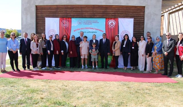 Çanakkale'de Büyük Aile Festivali gerçekleşti