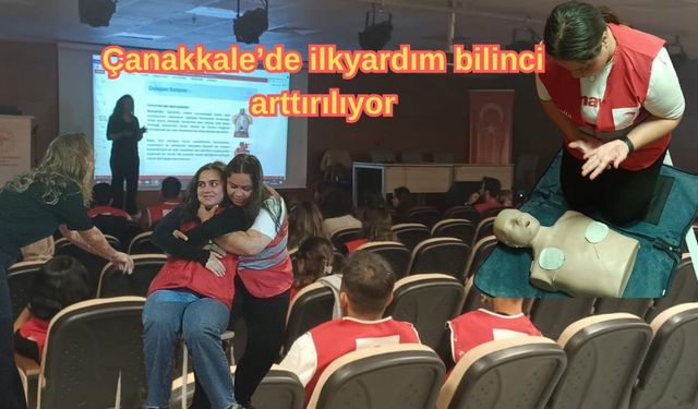 Çanakkale’de ilkyardım bilinci arttırılıyor
