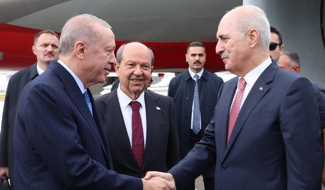Cumhurbaşkanı Erdoğan KKTC'de (Video)