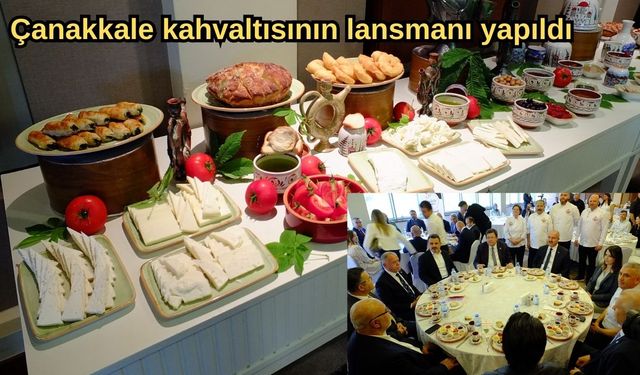 Çanakkale kahvaltısının lansmanı yapıldı (VİDEO)