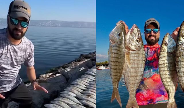 2 saatte 100 kiloluk mırmır yakaladı