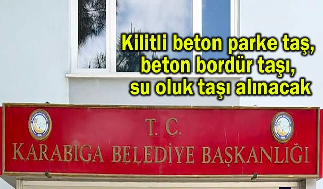 Kilitli beton parke taş, beton bordür taşı, su oluk taşı alınacak