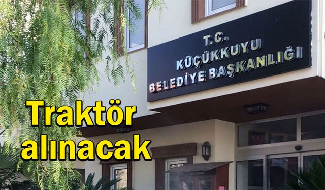 Traktör alınacak