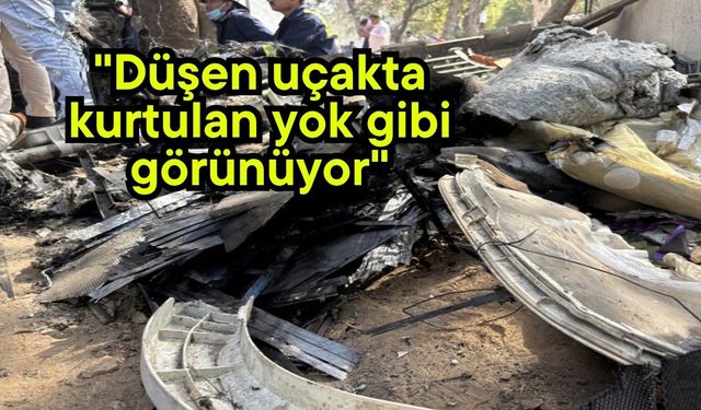 "Düşen uçakta kurtulan yok gibi görünüyor"