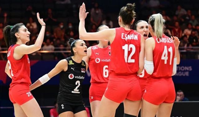 A Milli Kadın Voleybol Takımı, Milletler Ligi'ne galibiyetle başladı