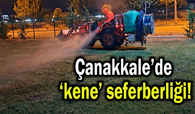 Çanakkale’de kene seferberliği