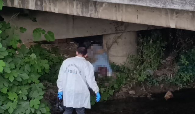 Dere yatağında bir kişi ölü bulundu