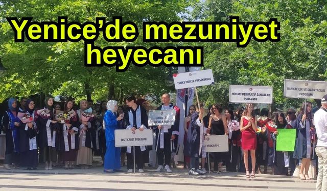 Yenice’de mezuniyet heyecanı