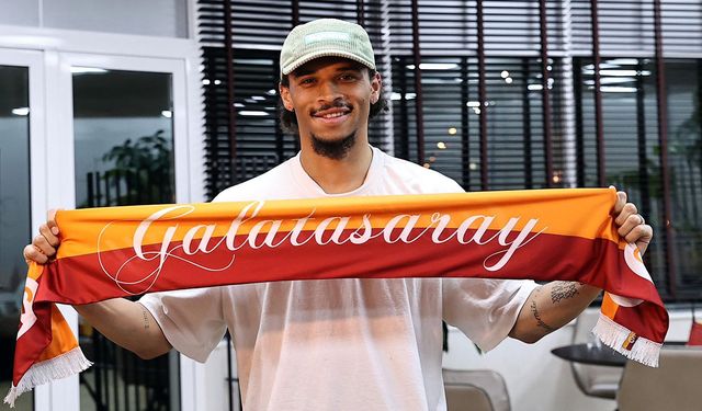 Leroy Sane, Galatasaray için geldi (Video)