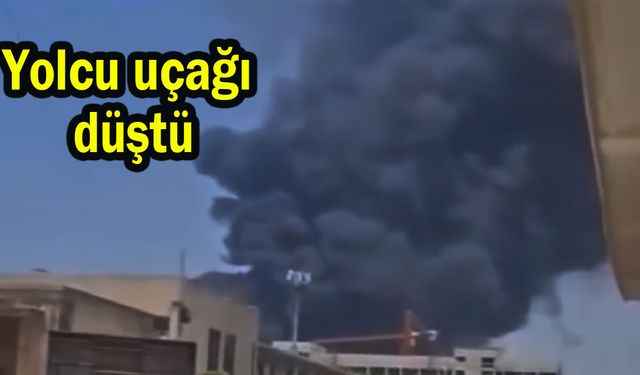 Yolcu uçağı düştü (Tıkla izle)