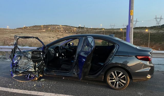 Emniyet şeridinde inen sürücüye minibüs çarptı: 1 ölü