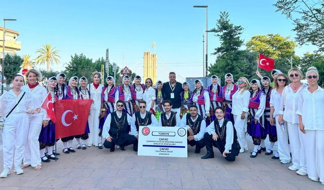 ÇOMÜ Öğrenciler İspanya’da Kültür Elçisi oldu