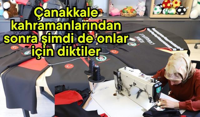 Çanakkale kahramanlarından sonra şimdi de onlar için diktiler