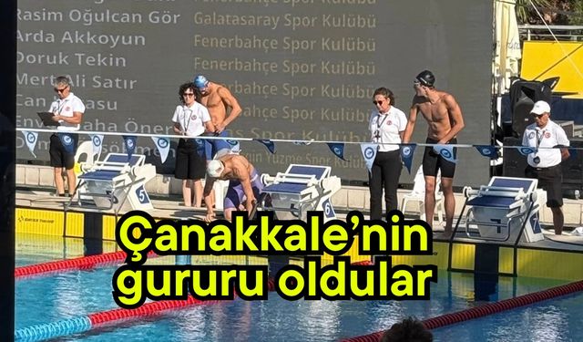 Çanakkale’nin gururu oldular