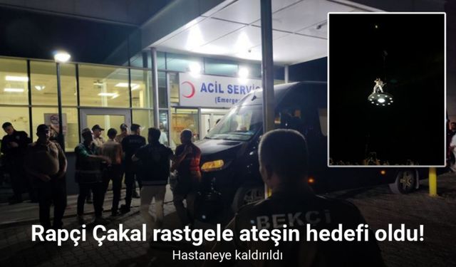 Rapçi Çakal rastgele ateşin hedefi oldu!