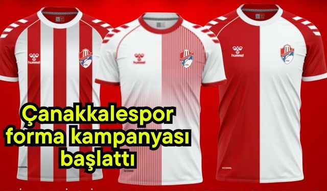 Çanakkalespor forma kampanyası başlattı