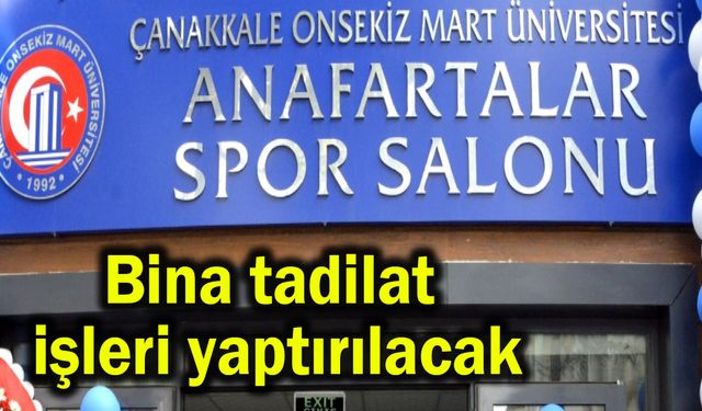 Bina işleri yaptırılacak