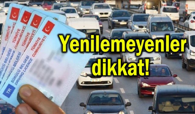 Yenilemeyenler dikkat!