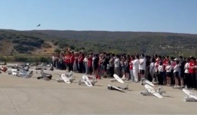 Gökçeada TEKNOFEST’te sıra ’Savaşan İHA Yıldızlar Yarışması’nda