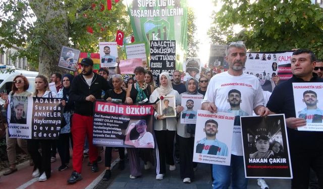 Anneler kaybettikleri evlatları için yürüdü