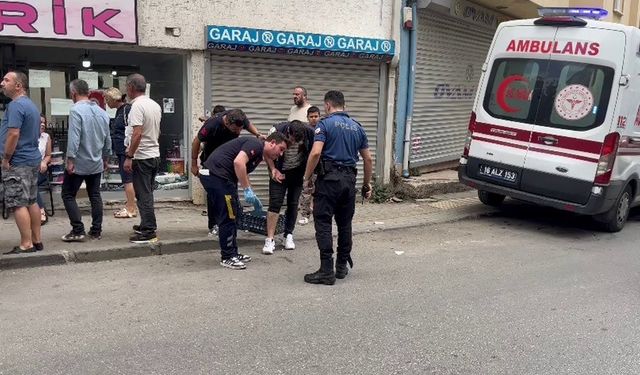 İhbara giden polislerin üzerine pitbull saldı
