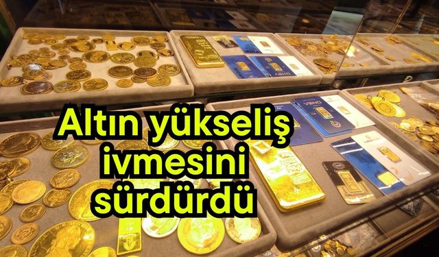 Altın yükseliş ivmesini sürdürdü
