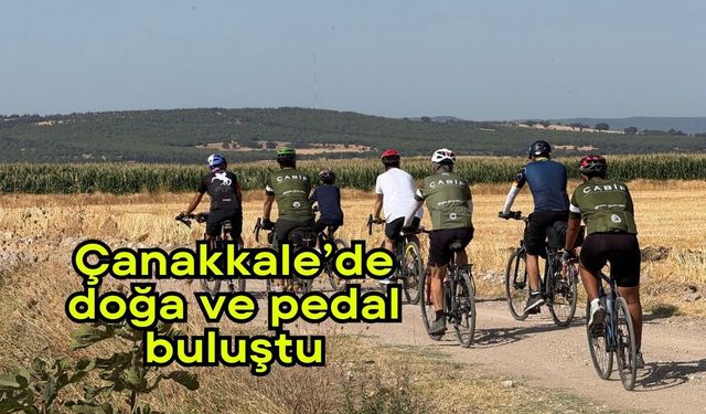 Çanakkale’de doğa ve pedal buluştu