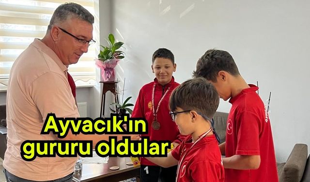 Ayvacık'ın gururu oldular