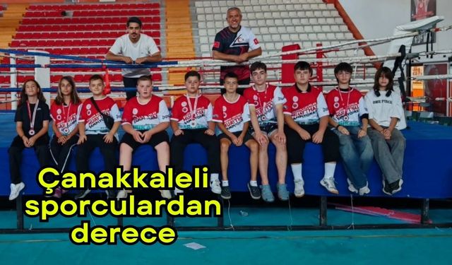 Çanakkaleli sporculardan derece