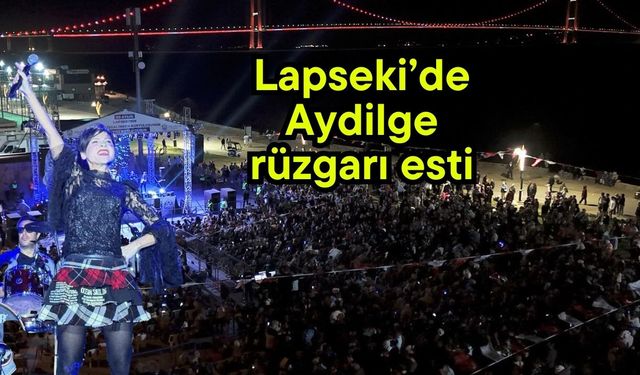Lapseki’de Aydilge rüzgarı esti