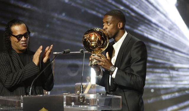 Altın top ödülünü Dembele kazandı