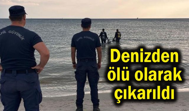 Denizden ölü olarak çıkarıldı (Video)