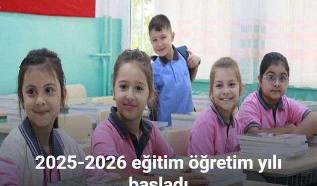 Ders zili çaldı öğrenciler okula koştu (Video)