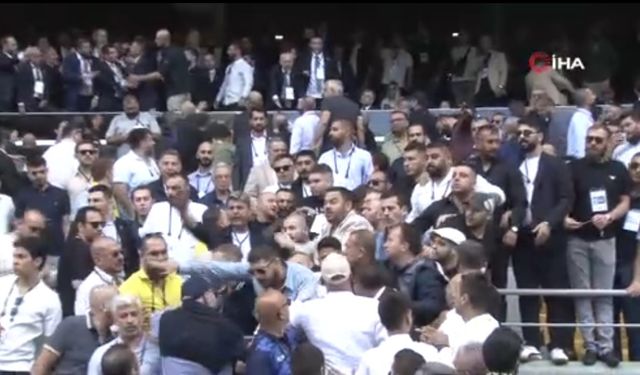 Fenerbahçe kongresinde gerginlik (Video)
