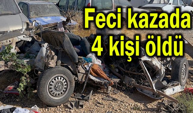 Feci kazada 4 kişi öldü (Video)