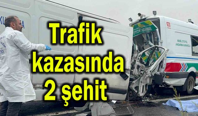 Trafik kazasından kahreden haber, 2 şehit var
