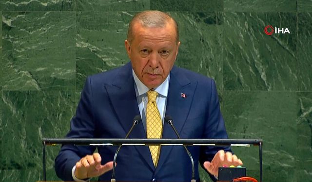 BM' de tarihi konuşma! Cumhurbaşkanı Erdoğan'dan önemli açıklamalar