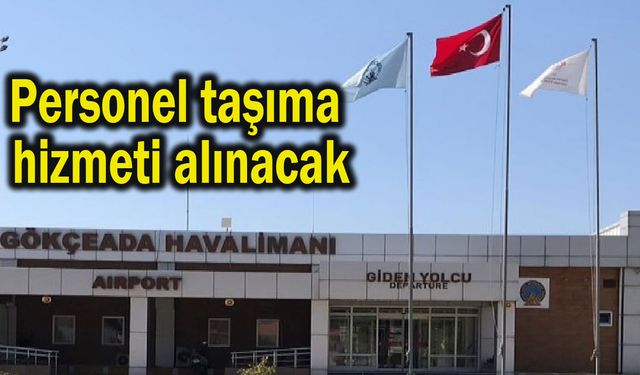 Personel taşıma hizmeti alınacak