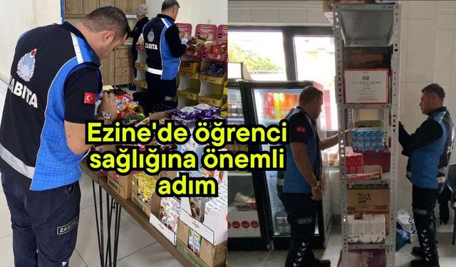 Ezine'de öğrenci sağlığına önemli adım