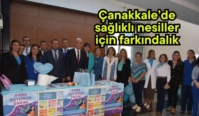 Çanakkale’de sağlıklı nesiller için farkındalık