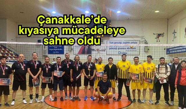 Çanakkale’de kıyasıya mücadeleye sahne oldu