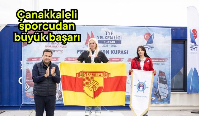 Çanakkaleli sporcudan büyük başarı!