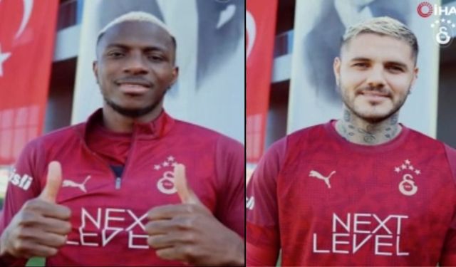 Galatasaraylı futbolculardan 29 Ekim Cumhuriyet Bayramı kutlaması (Video)